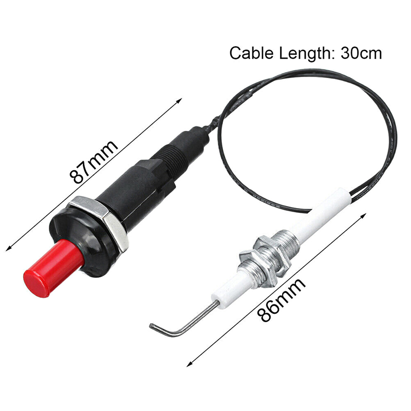 Outdoor Camping Oven - Push Button Piezo Ignitor With Cable