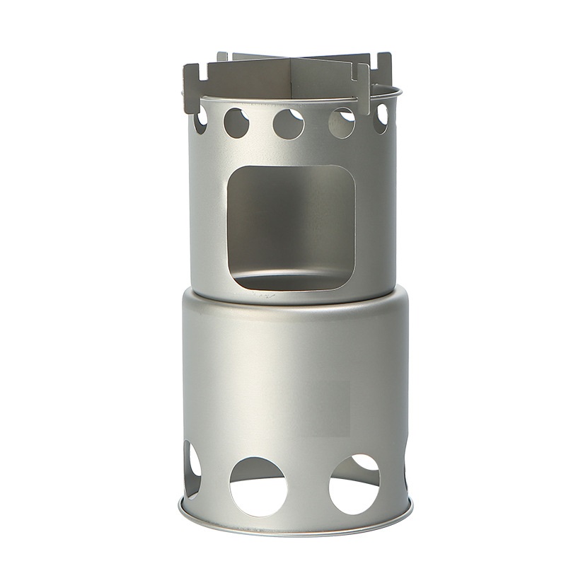 Outdoor Camping Wood Stove - Camping Small Titanium Wood Stove Portable