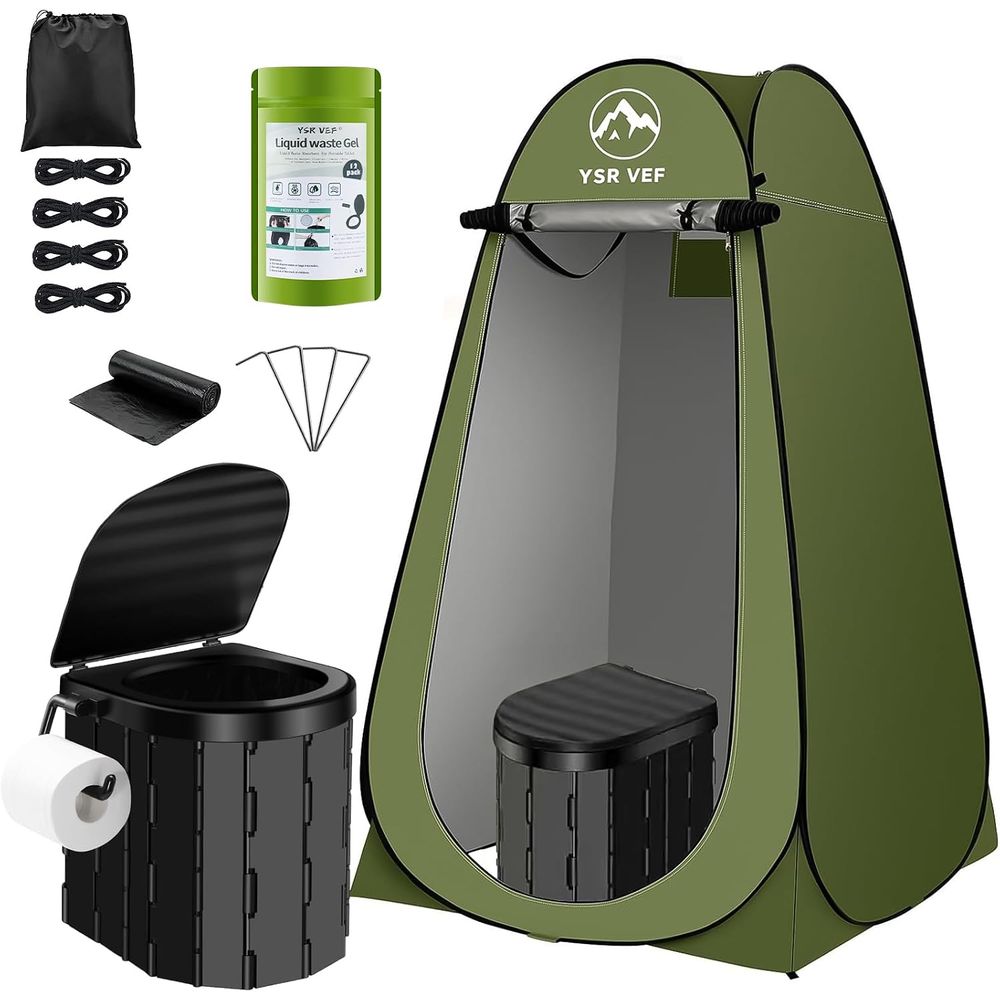 Outdoor Camping - Portable Toilet Kit, Camping Toilet with