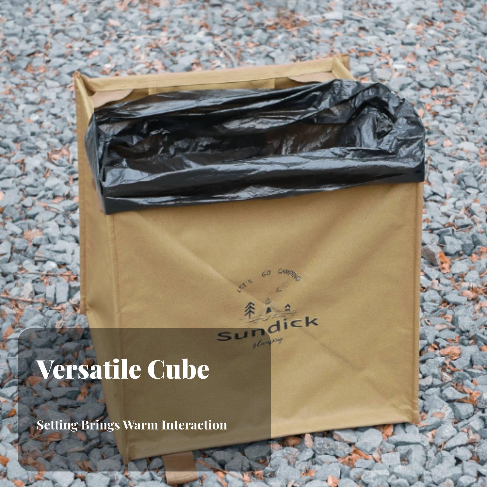 Outdoor Camping Bin - Camping Garbage Can Robust Foldable Trash