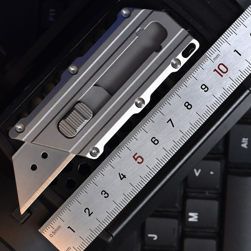 Outdoor Camping Wallpaper - TC4 Titanium Alloy Utility Knife EDC