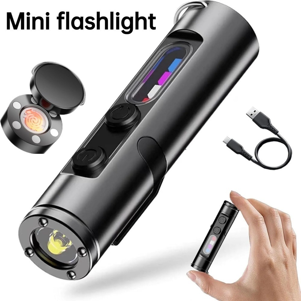 Outdoor Camping Lampe - Mini Outdoor Flashlight Type C Rechargeable