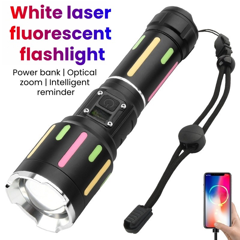 Outdoor Camping Hiking - High Power White Light Fluorescent Flashlight
