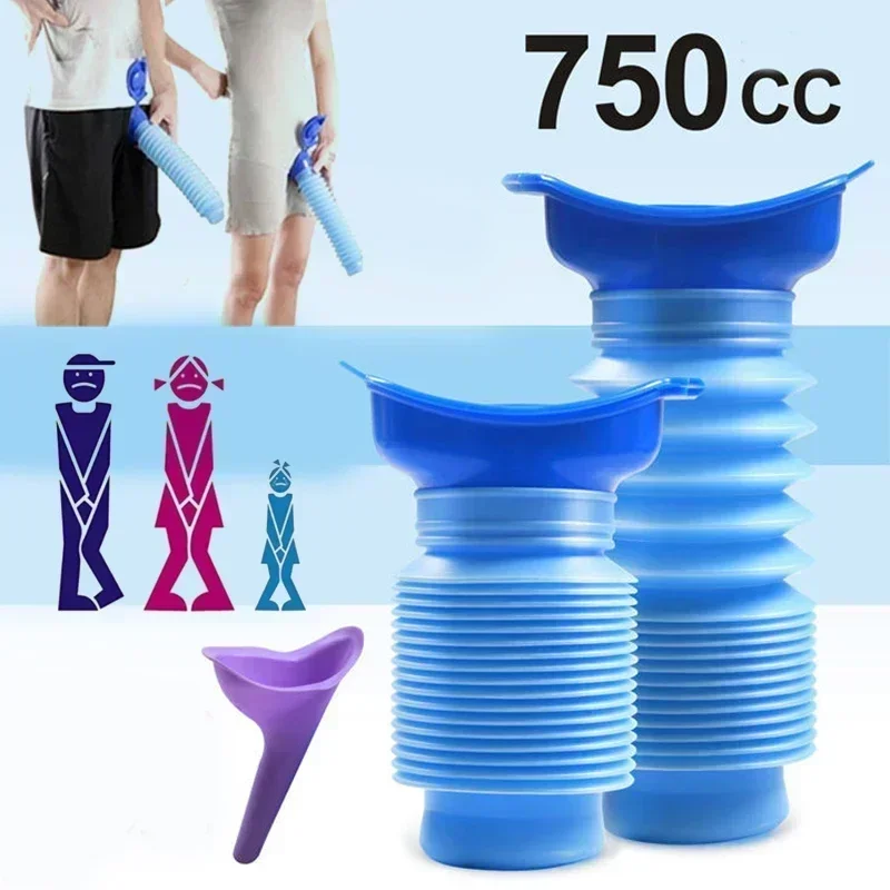 Outdoor Camping Urinal - Outdoor Portable Car Urinal Telescopic Squat-free