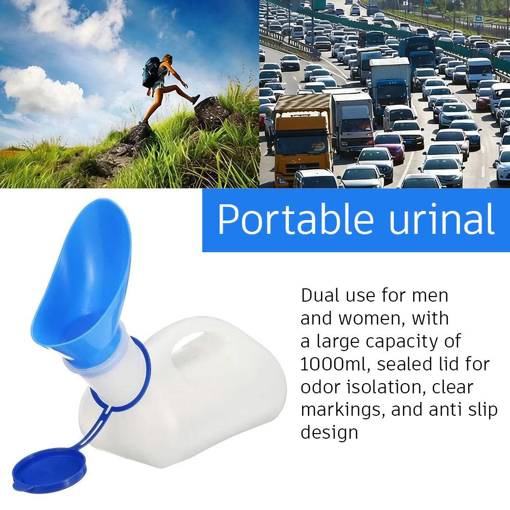 Outdoor Camping Urinal - 1000ML Portable Urinal Bottle Unisex Travel