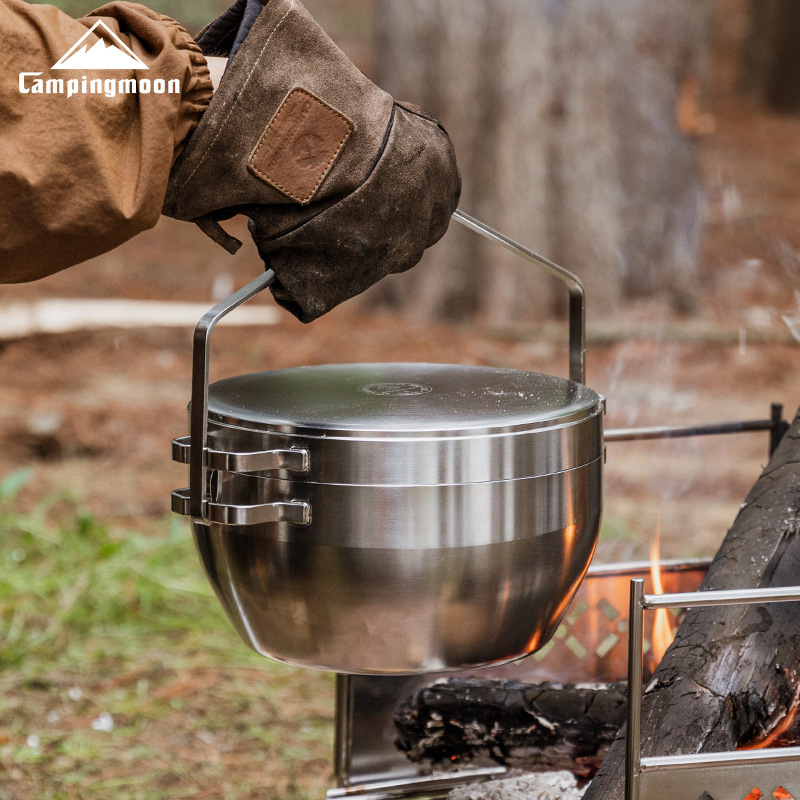 Outdoor Camping Oven - Multi-Purpose Camping Pot - 304 Heavy-Duty