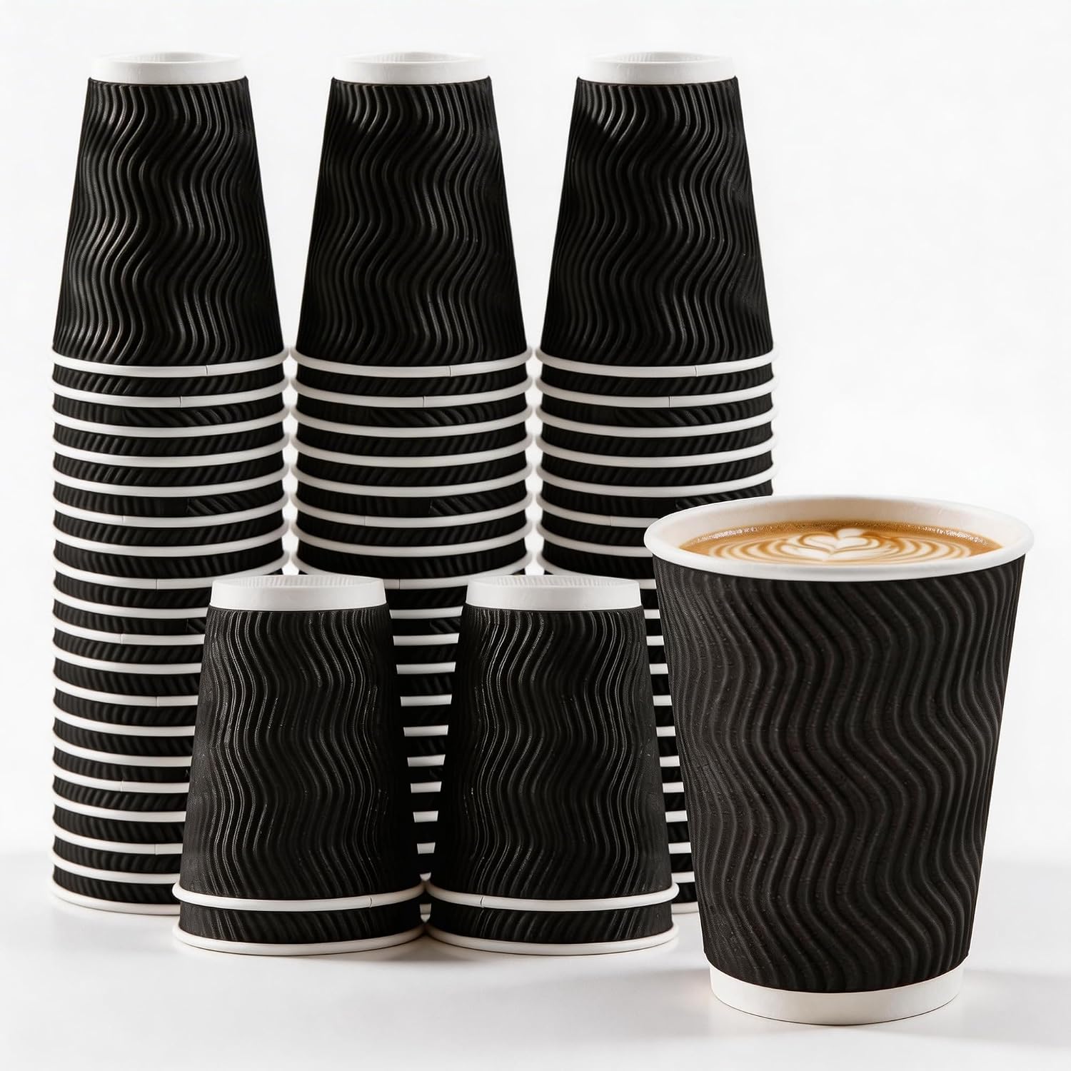 Outdoor Camping Wallpaper - 50 Pack 12oz Ripple Wall Disposable