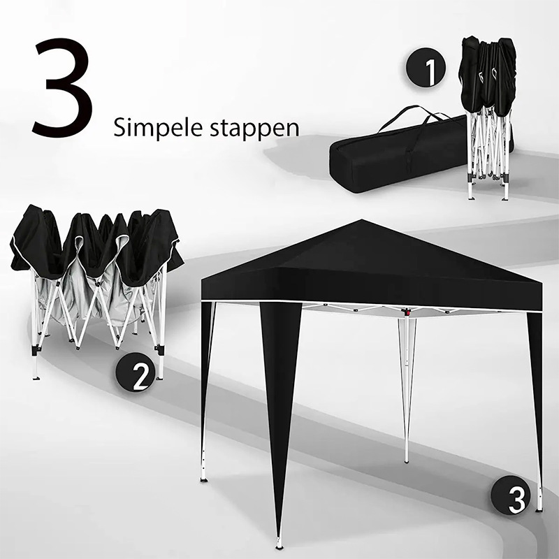 Outdoor Camping Exhibition - 3×3m Four-Corner Pop Up Folding Canopy