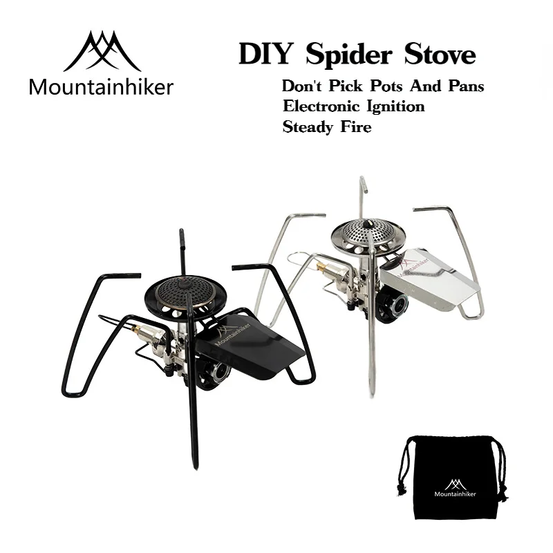 Outdoor Camping Wood Stove - MOUNTAINHIKER Spider Stove Outdoor Folding Lightweight