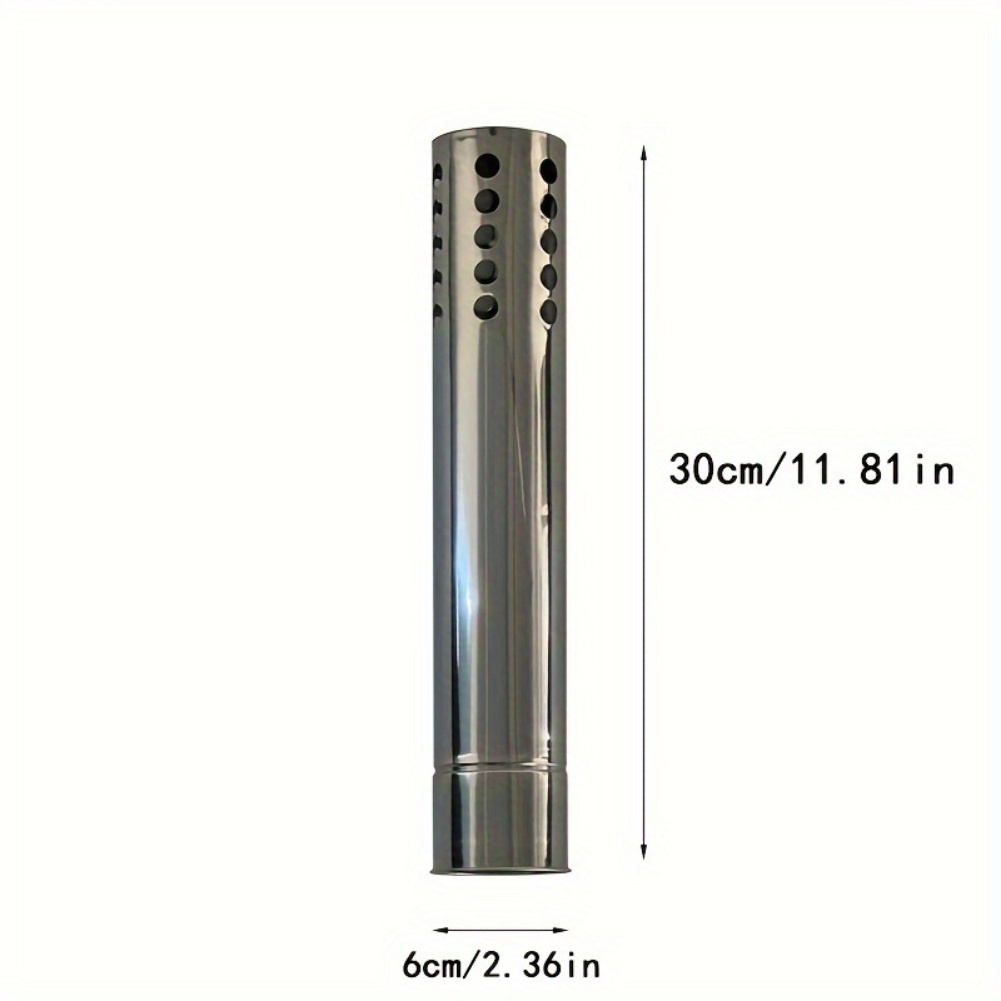Outdoor Camping Wood Stove - Stainless Steel Smoke Pipe Kit for