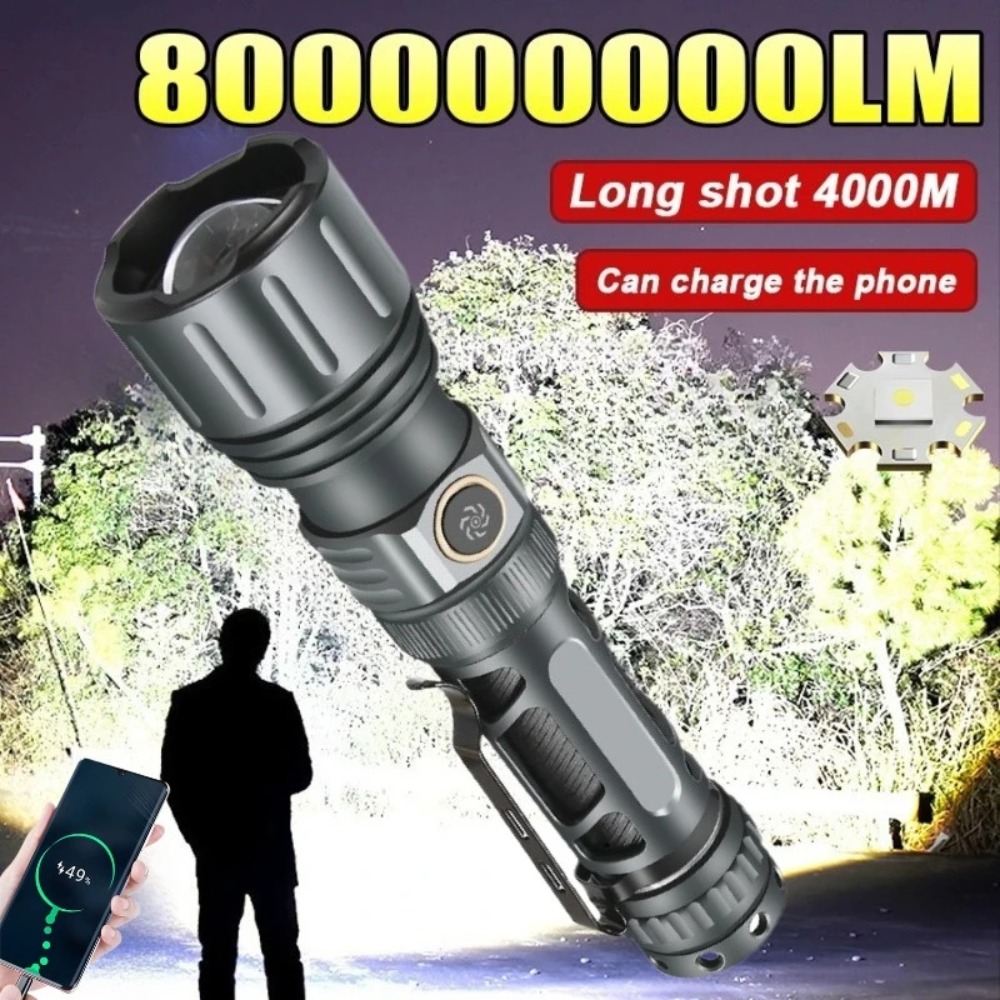 Outdoor Camping Lampe - Super Bright Flashlight Portable Rechargeable LED