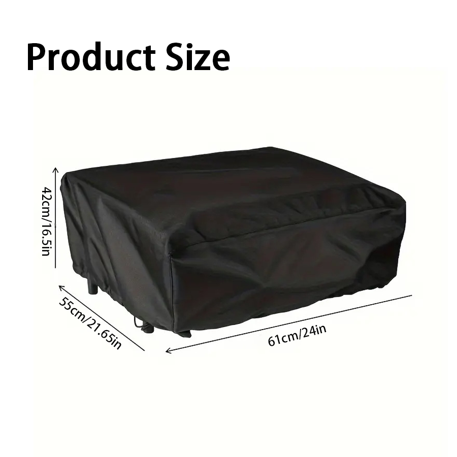 Outdoor Camping Oven - 1pc Black Oven Protective Cover with