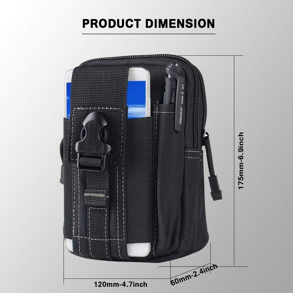 Tactical Molle Belt Pouch Mili - Outdoor Camping Hiking review and price
