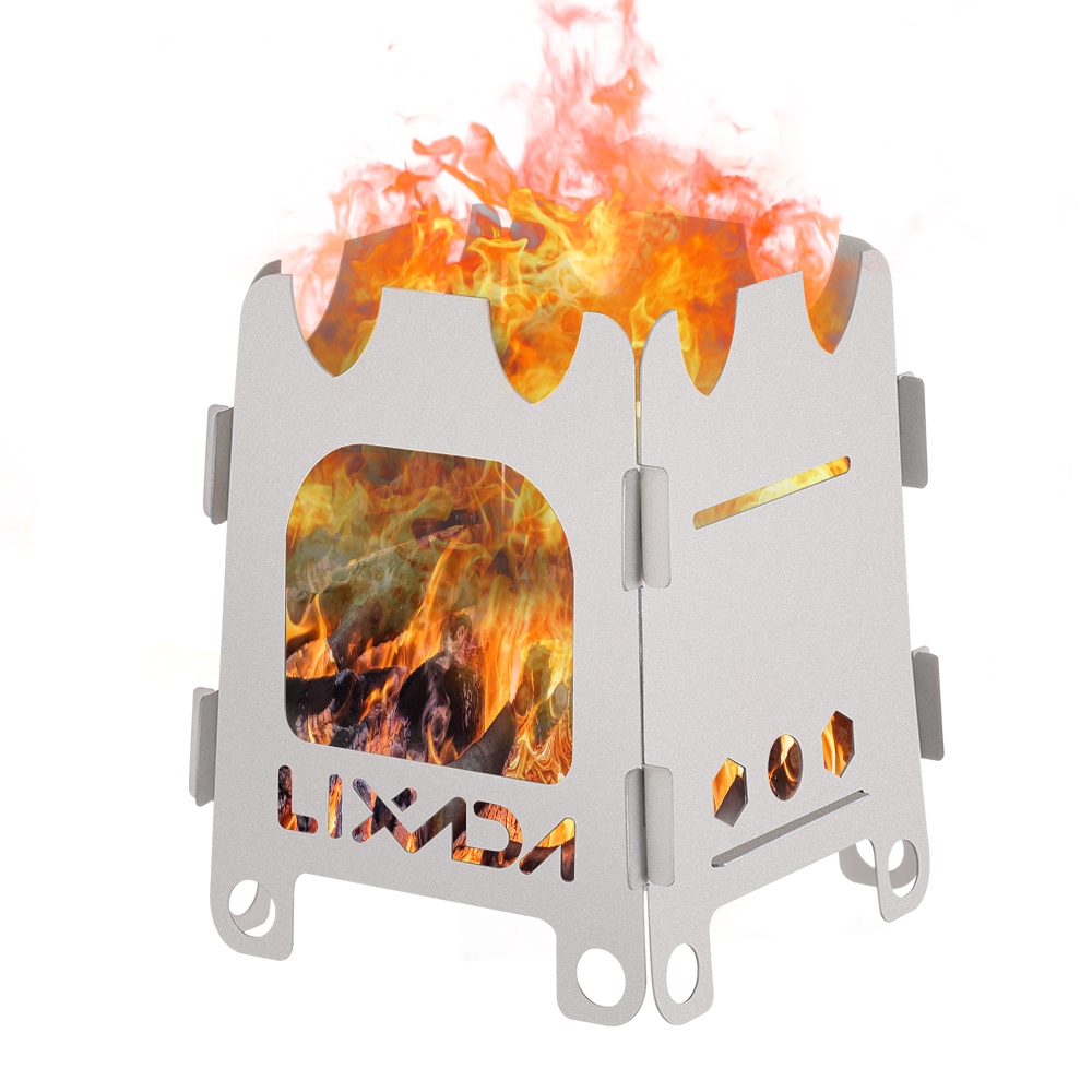 Lixada Titanium/Stainless stee - Outdoor Camping Wood Stove review and price