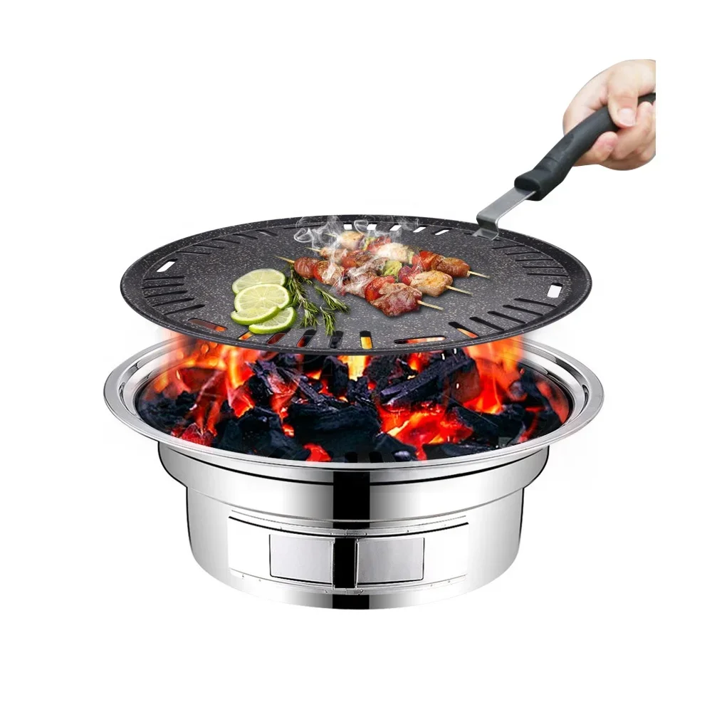 Aluminum round bbq plate non s - Outdoor Camping Korea review and price