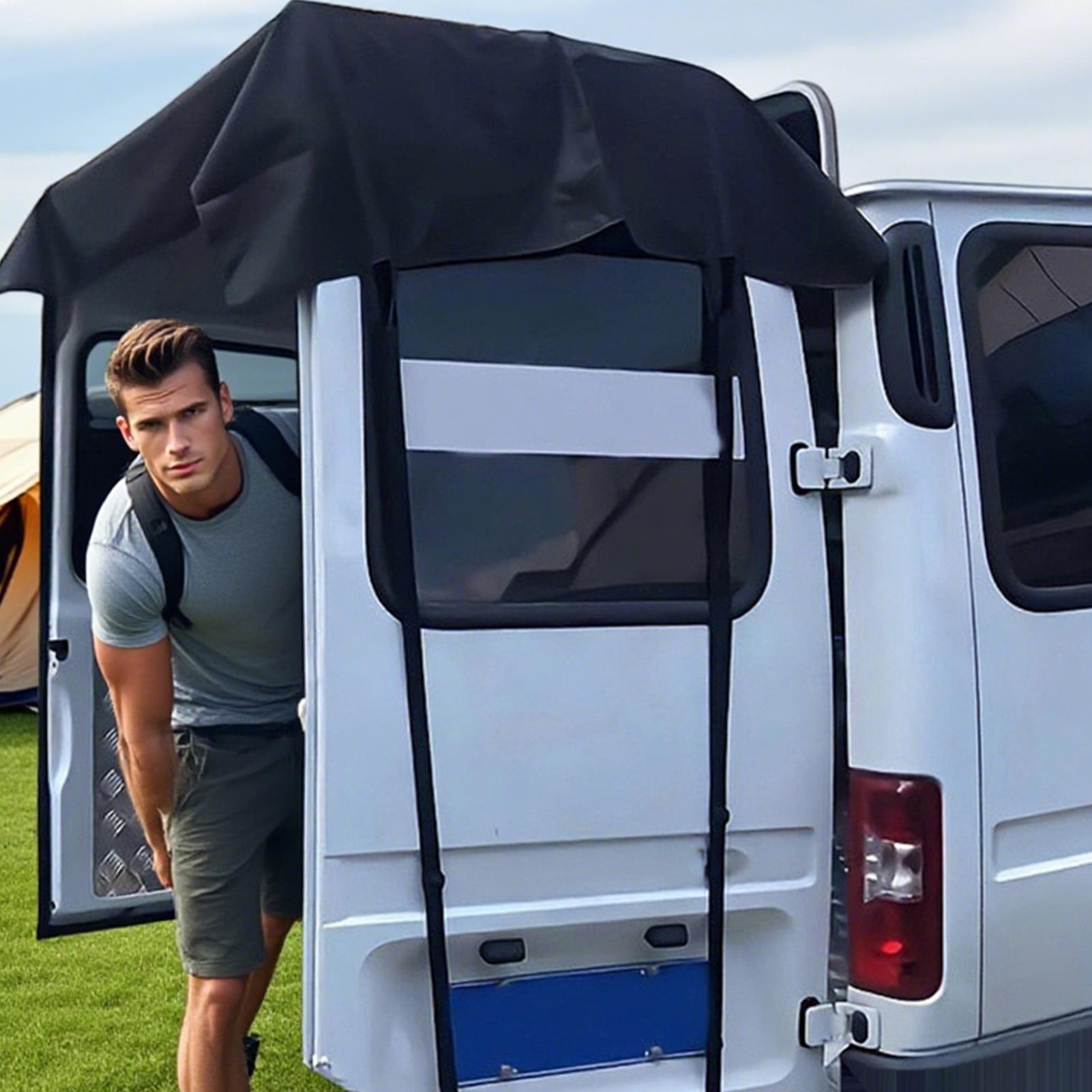 Rear Door RV Cover Windproof A - Outdoor Camping Van review and price