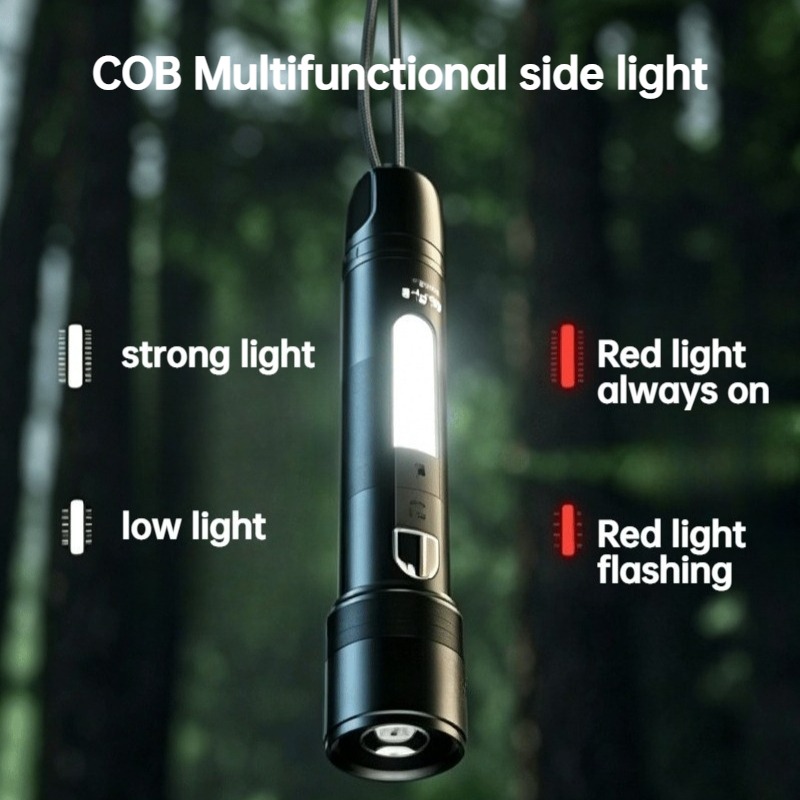 Multi Functional LED Flashligh - Outdoor Camping Hiking review and price