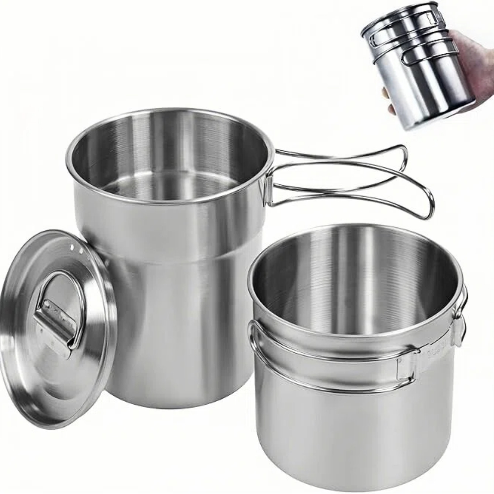 Foldable Camping Cups Mugs Cam - Outdoor Camping Cooking Set review and price