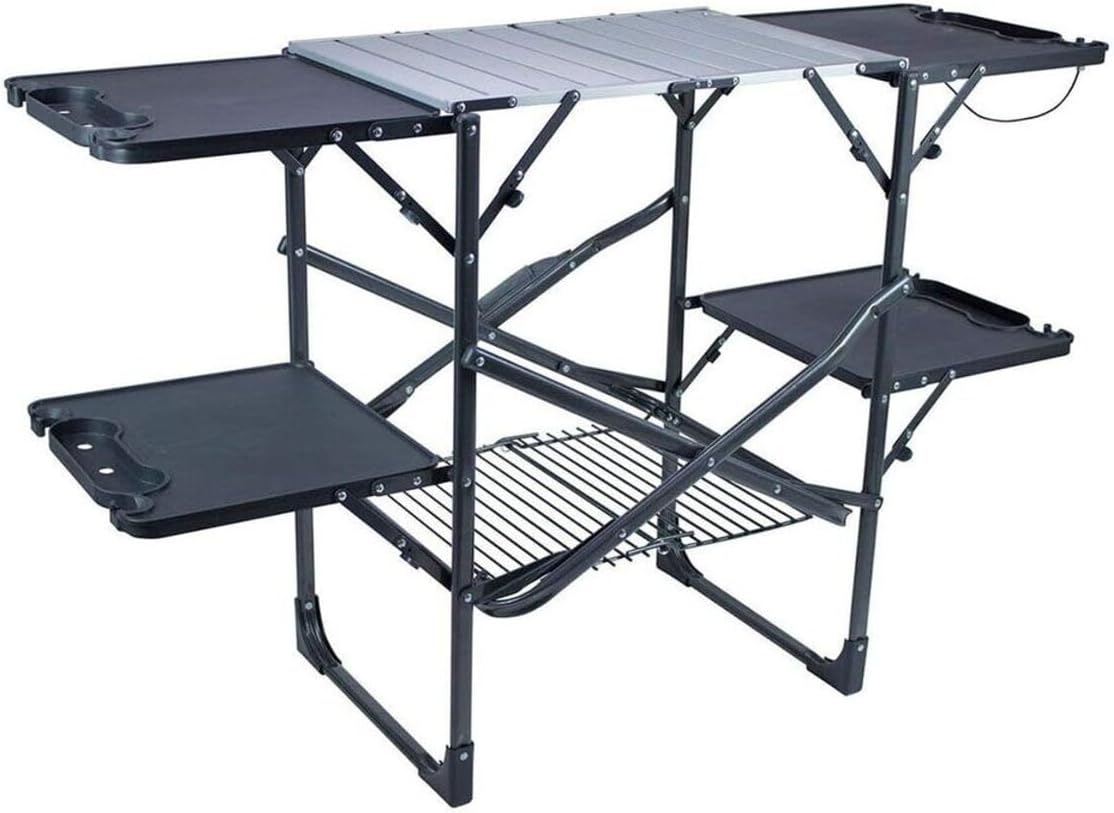 Slim Fold Portable Camping Kit - Outdoor Camping Table With Storage review and price