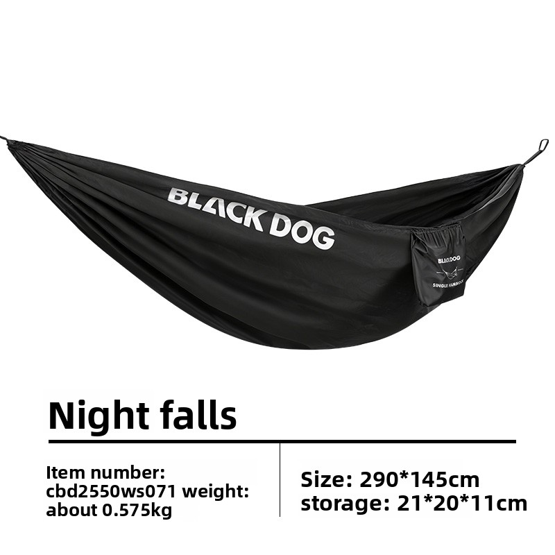 Black Dog Solid Color Parachut - Outdoor Camping Hammock review and price