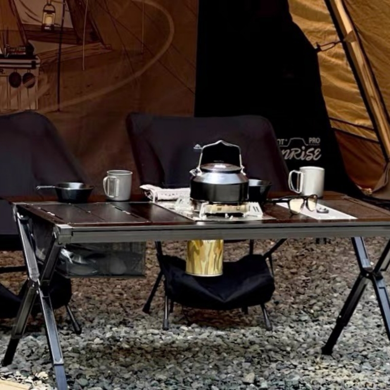 Tryhomy Igt 1  Unit Basket Dra - Outdoor Camping Table With Storage review and price