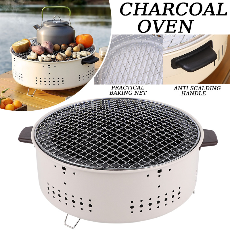 Round Barbecue Stove 1/3pcs Po - Outdoor Camping Oven review and price