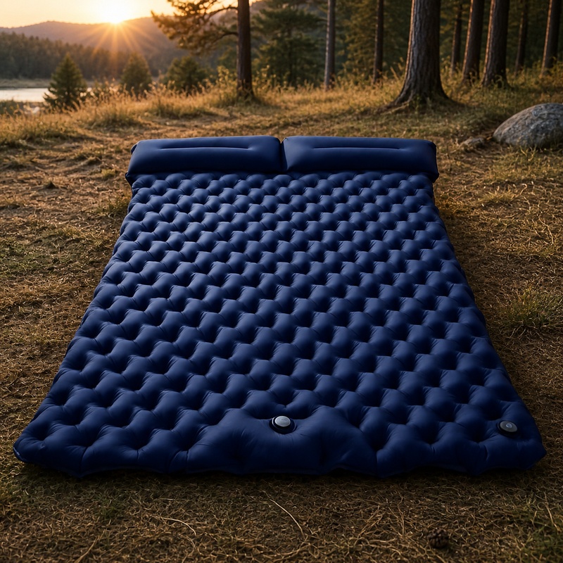 Portable Double Air Mattress f - Outdoor Inflatable Camping Tent With Air Pump review and price