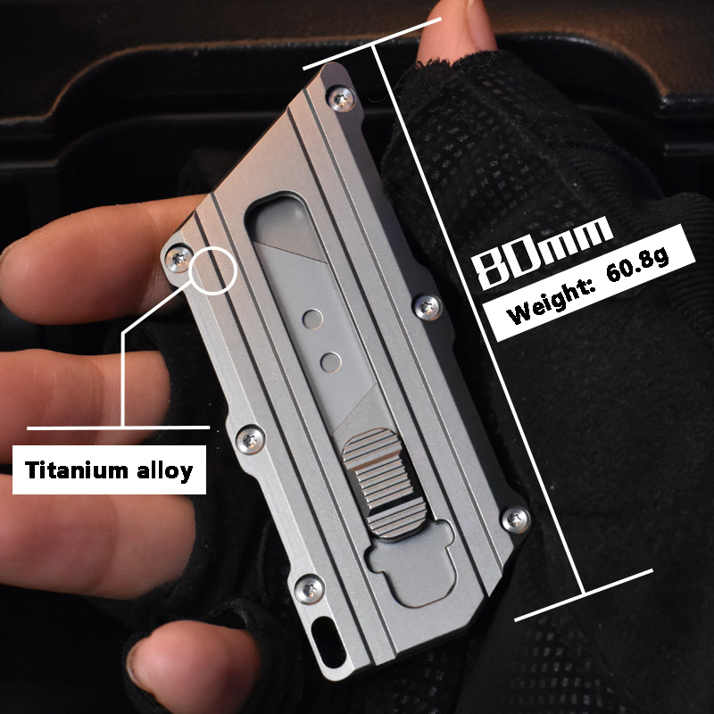 TC4 Titanium Alloy Utility Kni - Outdoor Camping Wallpaper review and price