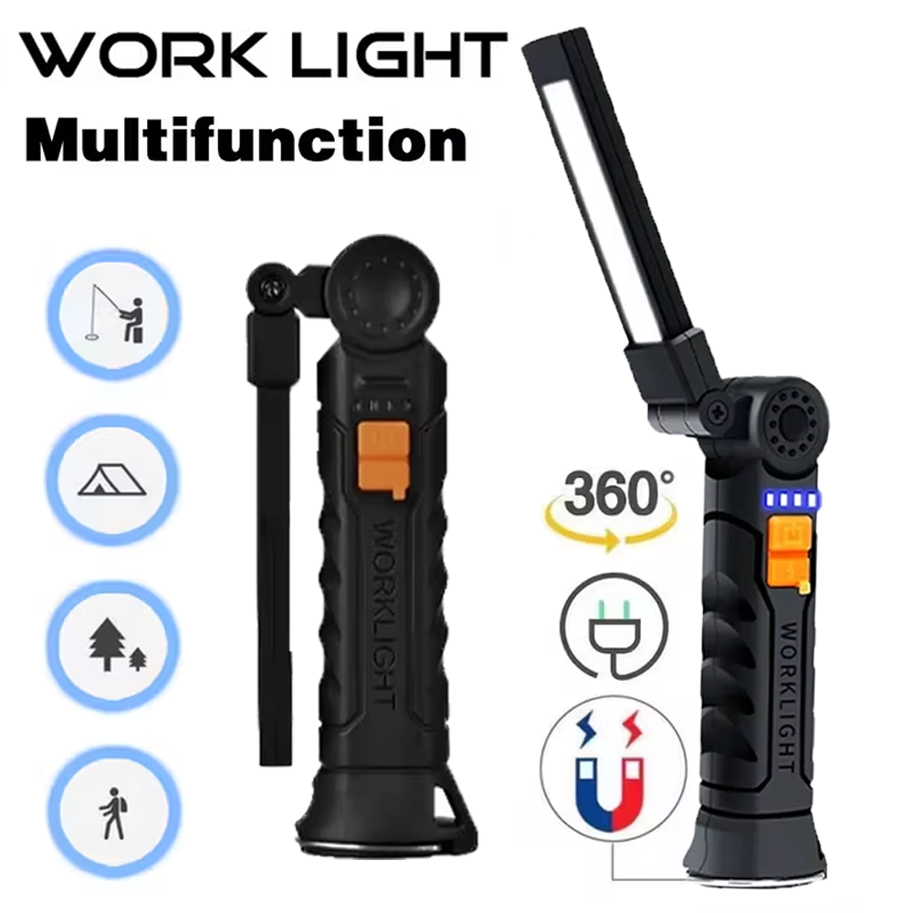 Portable COB LED Flashlight US - Outdoor Camping Lampe review and price