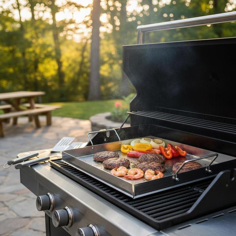 Universal Flat Top Griddle 18x - Outdoor Camping Cooking Set review and price