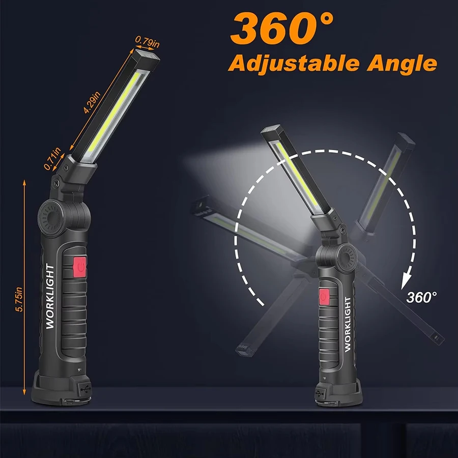 Rechargeable Magnetic Work Lig - Outdoor Camping Lampe review and price