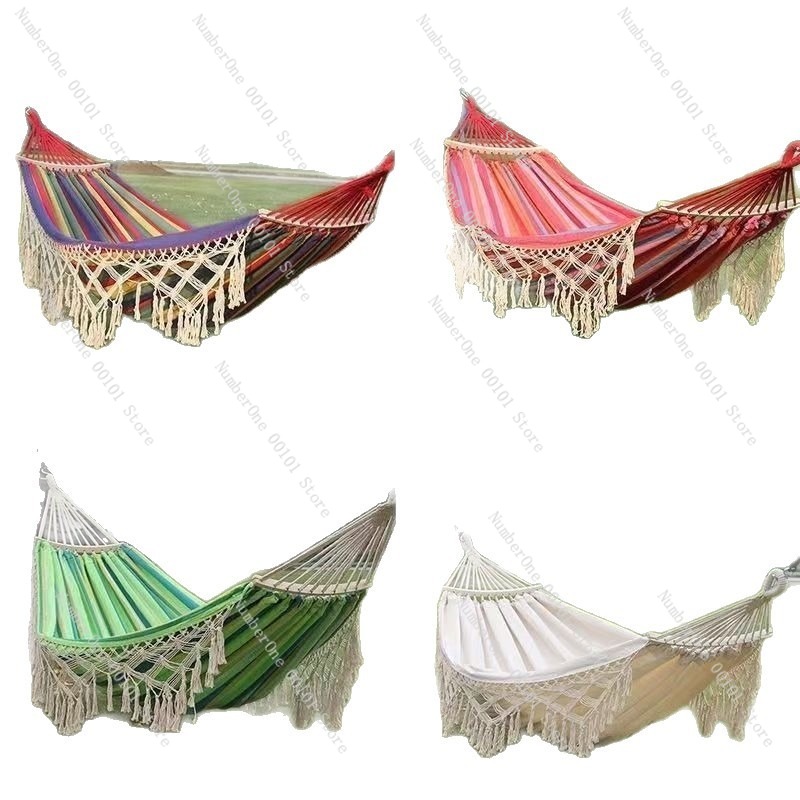 Canvas Double Hammock with Tas - Outdoor Camping Hammock review and price