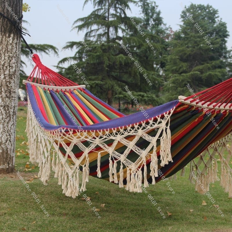 Canvas Double Hammock with Tas - Outdoor Camping Hammock review and price