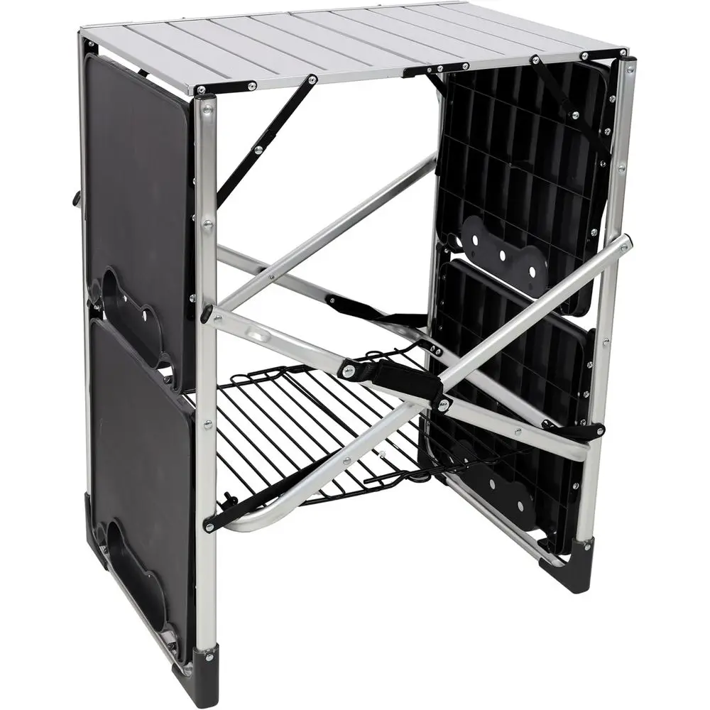 Portable Outdoor Kitchen Table - Outdoor Camping Table With Storage review and price