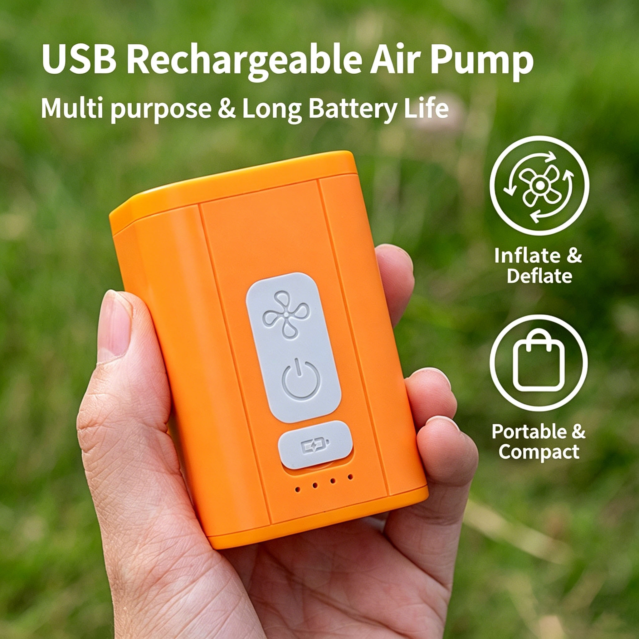 Rechargeable 2-in-1 Air Pump U - Outdoor Inflatable Camping Tent With Air Pump review and price