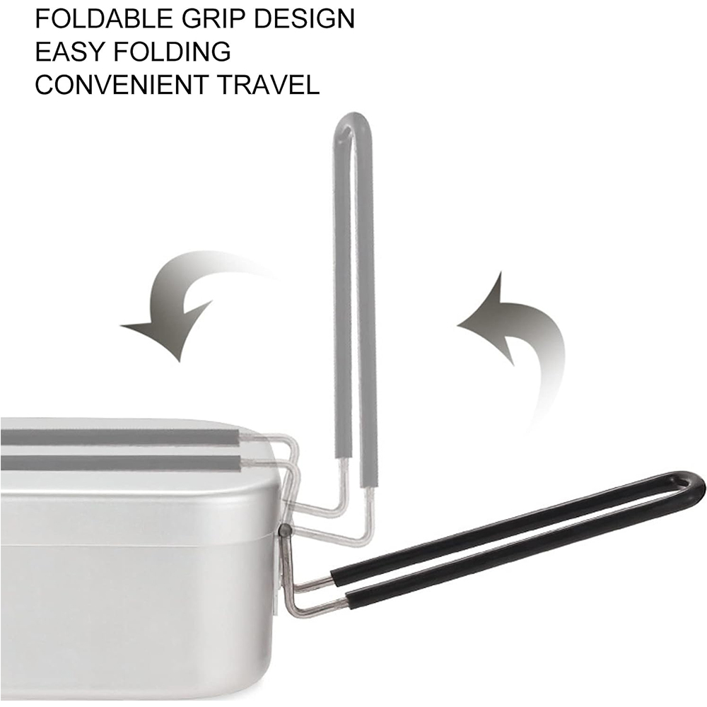 800ML Aluminum Lunch Boxes Out - Outdoor Camping Cooking Set review and price