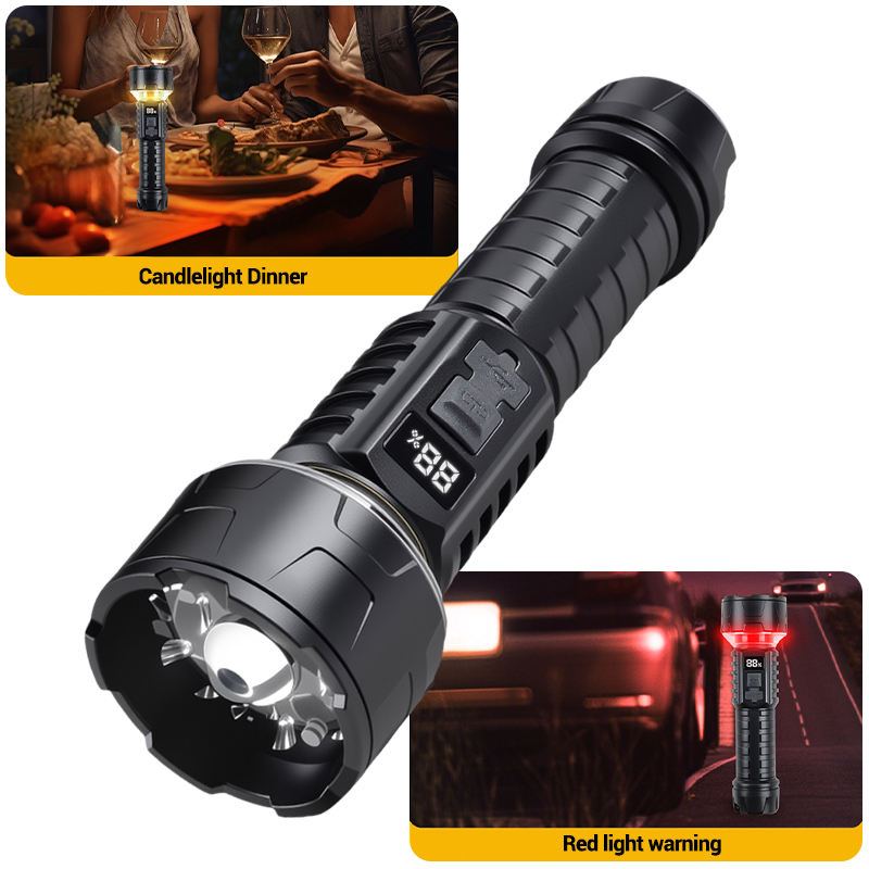 COB LED Flashlight Rechargeabl - Outdoor Camping Hiking review and price