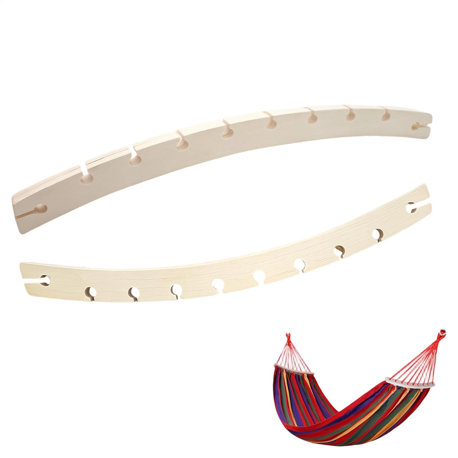 2 Pieces 10-Hole Wooden Hammoc - Outdoor Camping Hammock review and price