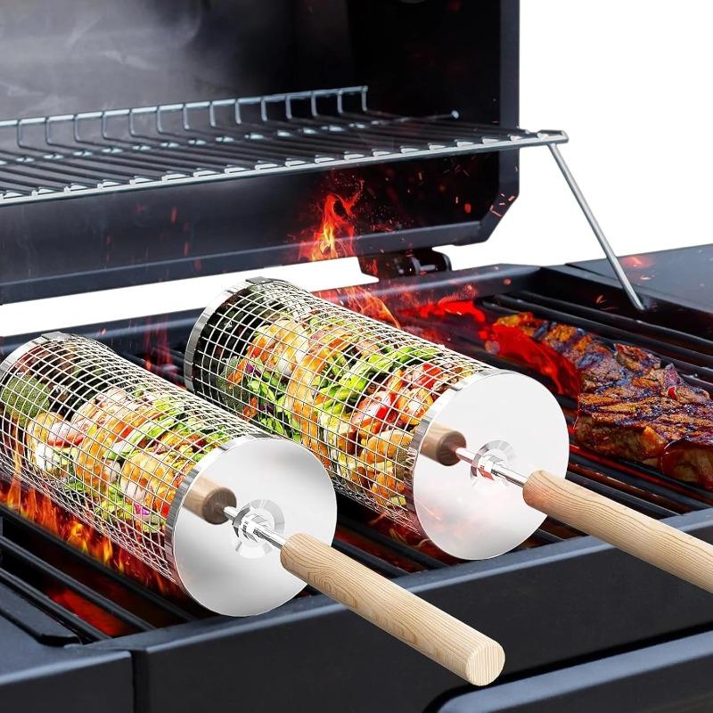 Stainless Steel BBQ Grill Bask - Outdoor Camping Cooking Set review and price