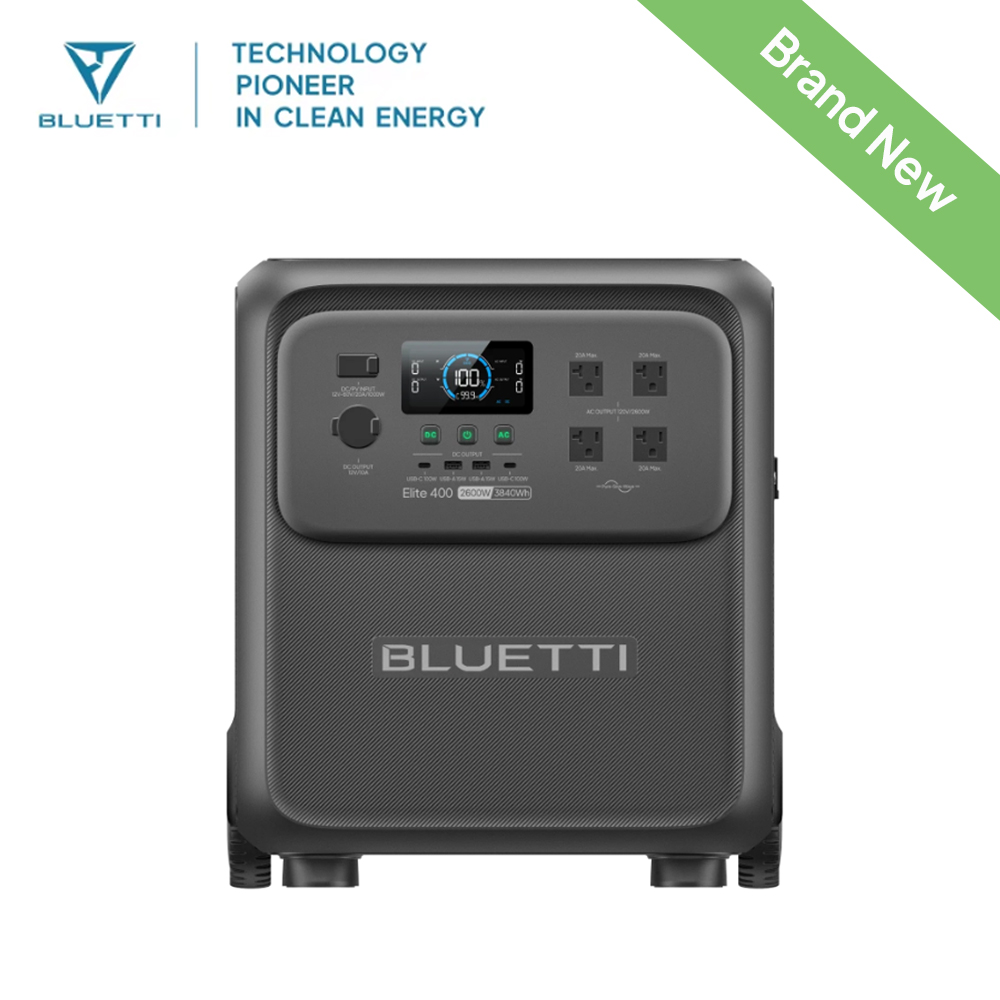 BLUETTI Elite 400 2600W 3840Wh - Outdoor Camping Van review and price
