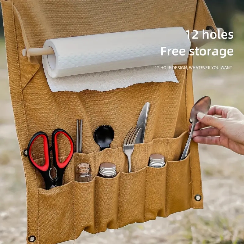 Outdoor Canvas Utensil Organiz - Outdoor Camping Wallpaper review and price