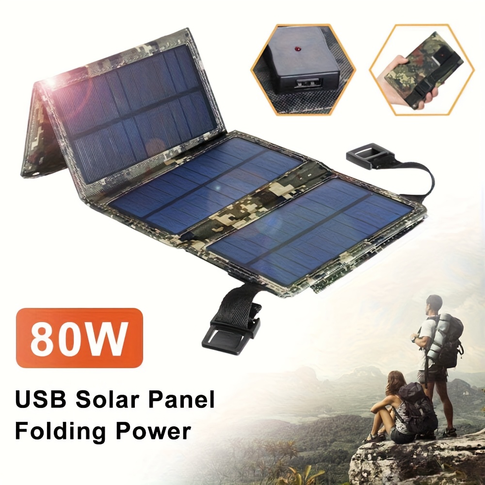 [Solar Panel] 80W Portable Fol - Outdoor Camping review and price