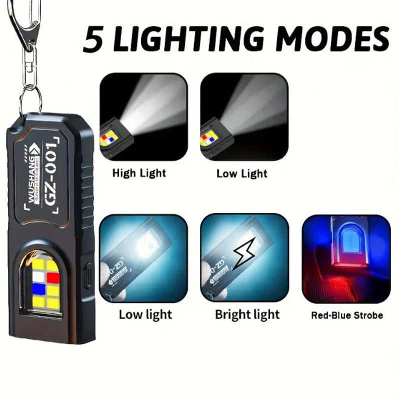 Multifunctional Keychain Flash - Outdoor Camping Lampe review and price