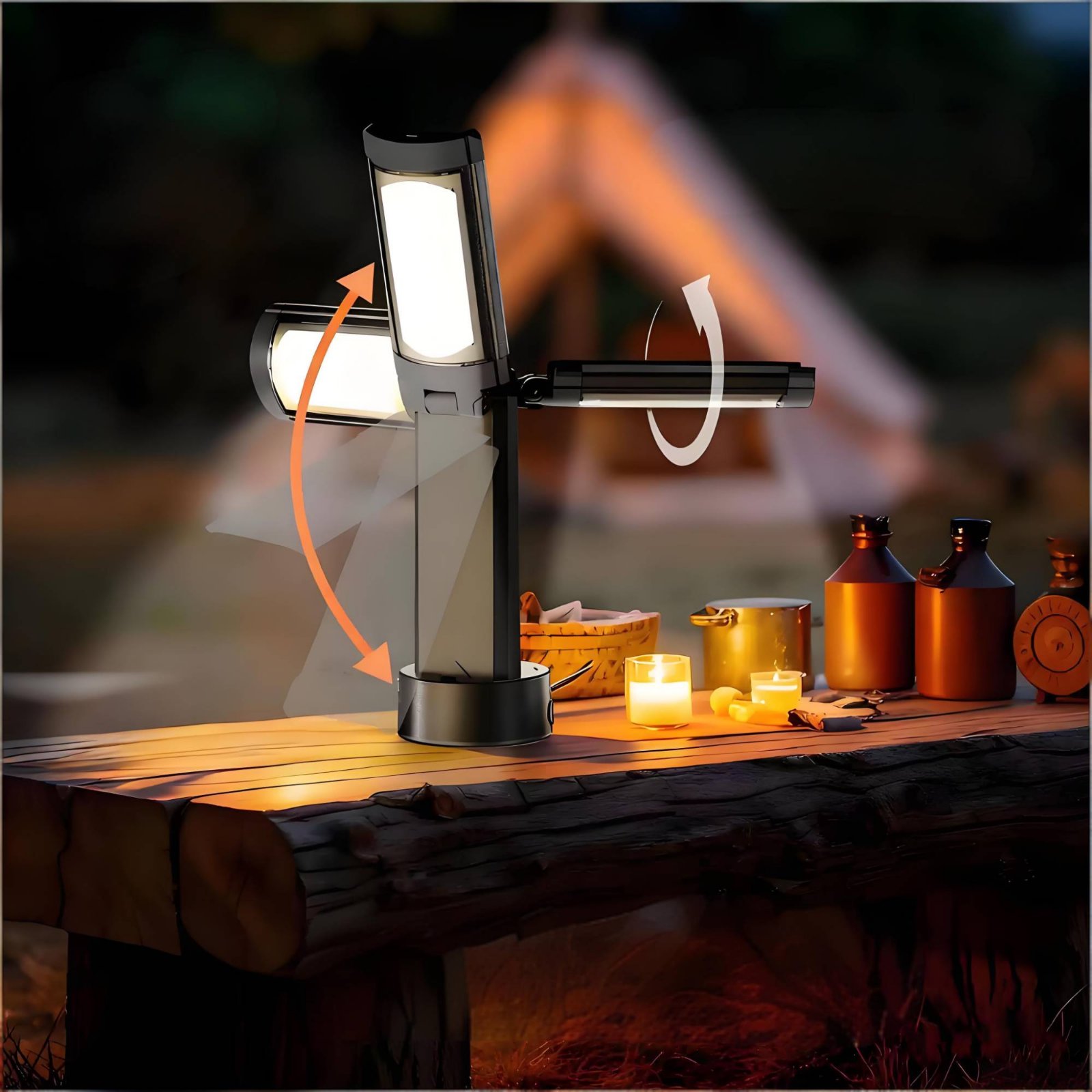Telescopic Tent Lamp Adjustabl - Outdoor Camping Lampe review and price