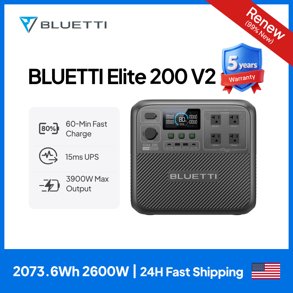 【Renew】BLUETTI Elite 200 V2 Po - Outdoor Camping Oven review and price