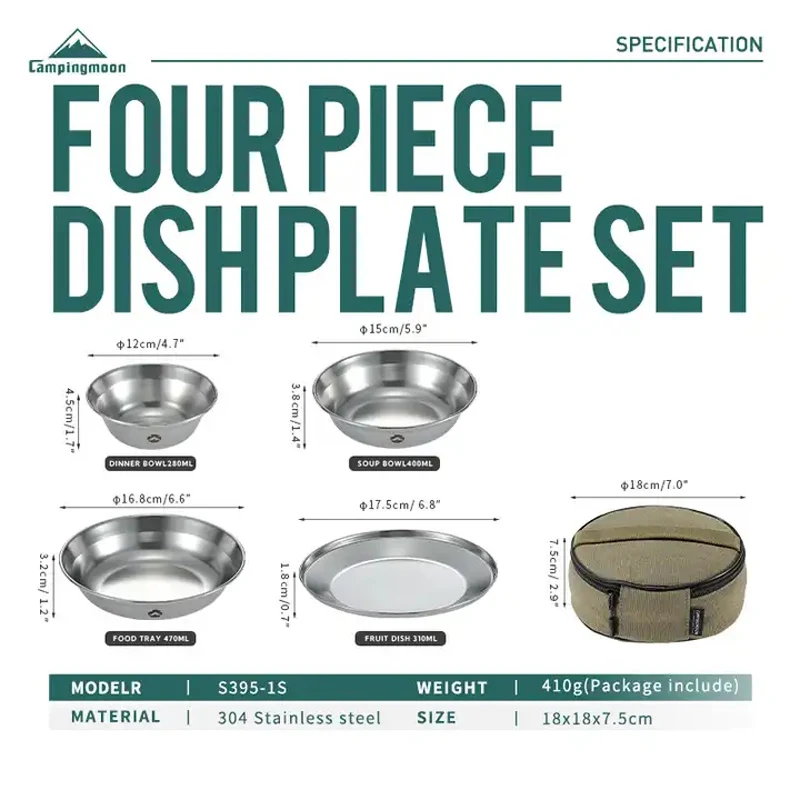 CAMPINGMOON S395-1S 8-Piece St - Outdoor Camping Korea review and price