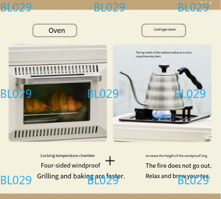 Portable small baking oven Hou - Outdoor Camping Oven review and price