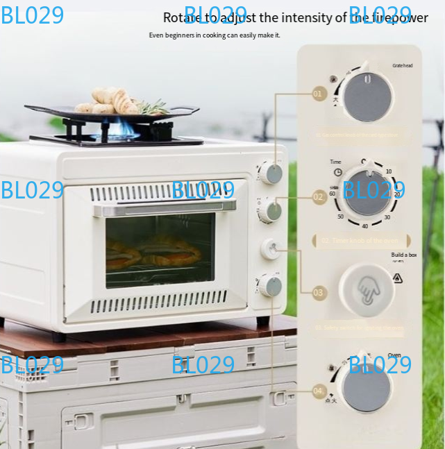 Portable small baking oven Hou - Outdoor Camping Oven review and price