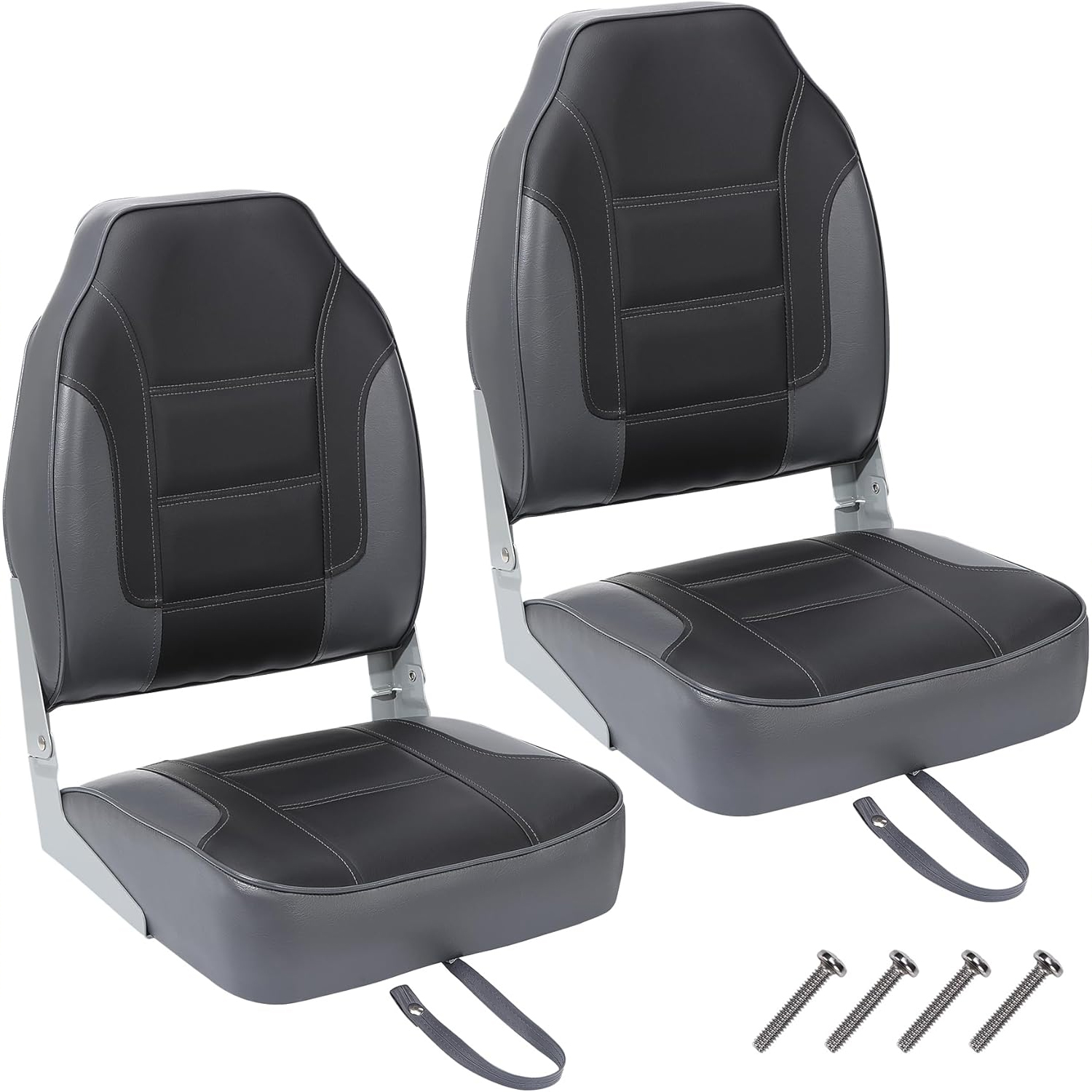 2 Pack Folding Boat Seats, Hig - Folding Chair review and price