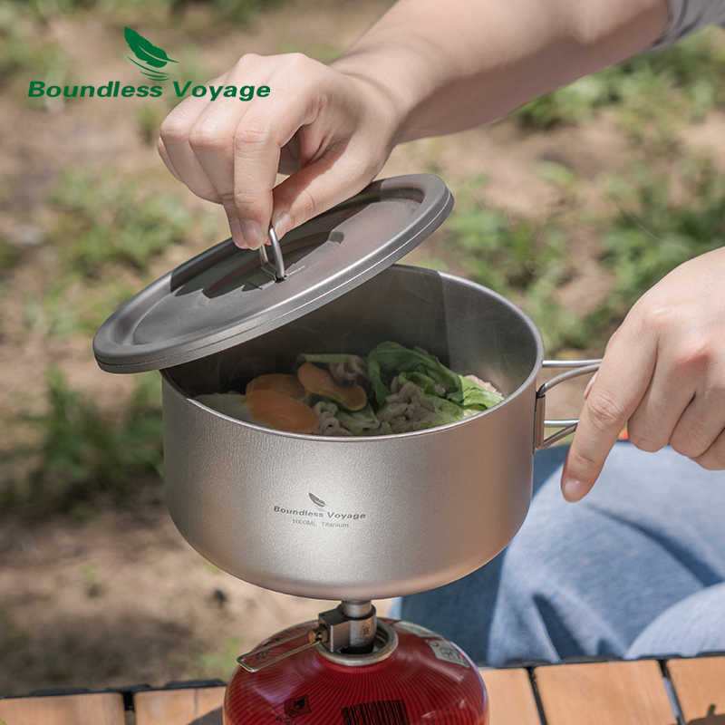 Boundless Voyage Titanium Camp - Outdoor Camping Cooking Set review and price